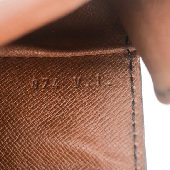 LOUIS VUITTON Saint Cloud GM Shoulder Bag Monogram Leather Brown M51242 65YF359 - Picture 12 of 13